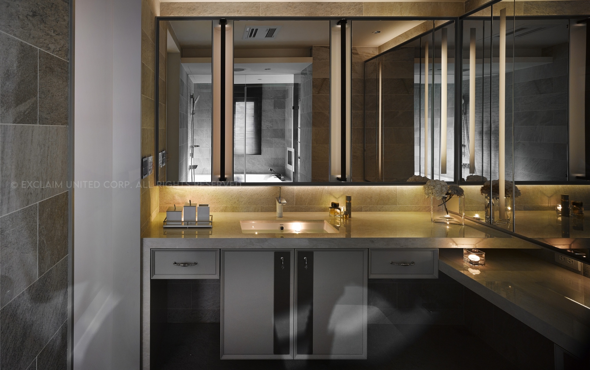 豪宅浴室設計-多功能敷面膜